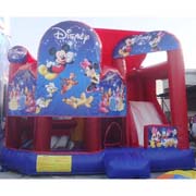 Disney bouncer slide combo